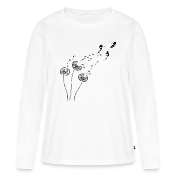 Dandelion fairies - Women's Premium Organic Long Sleeve Shirt - white - Front - Julia (174cm)