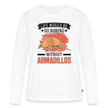 Tatou Cadeau Tatou - T-shirt manches longues Premium bio Femme - blanc - Devant - Julia (174cm)