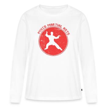 Martial arts - Women's Premium Organic Long Sleeve Shirt - white - Front - Julia (174cm)