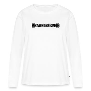 Braunschweig - Women's Premium Organic Long Sleeve Shirt - white - Front - Julia (174cm)