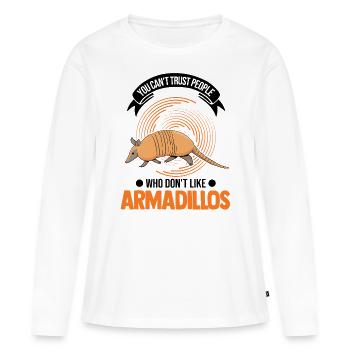 Tatou Cadeau Tatou - T-shirt manches longues Premium bio Femme - blanc - Devant - Julia (174cm)