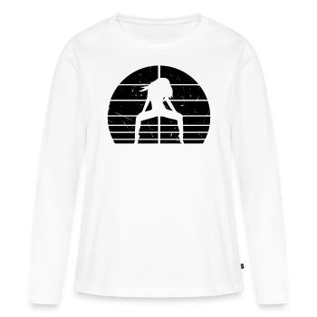Sunset Pole Dance - Pole Dancing Pole Dancer - Pol - Frauen Premium Bio Langarmshirt - Weiß - Vorne - Julia (174cm)
