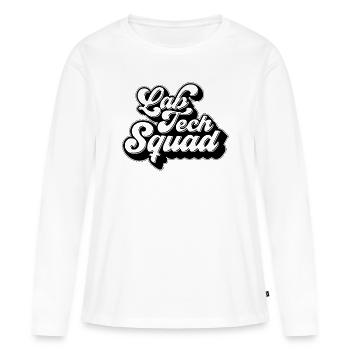 Lab Tech Squad Lab Scientist Laboratory Technician - Frauen Premium Bio Langarmshirt - Weiß - Vorne - Julia (174cm)