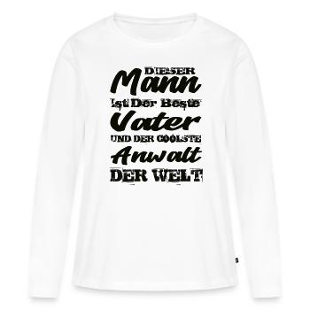 Anwalt - Frauen Premium Bio Langarmshirt - Weiß - Vorne - Julia (174cm)