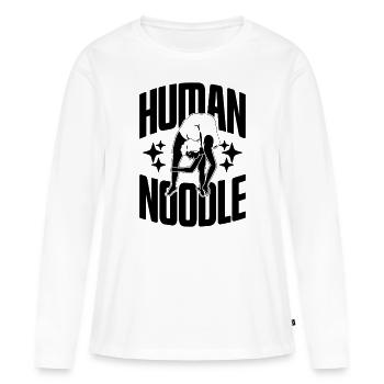 Human Noodle Contortion Aerial Hoop Contortionist - Women's Premium Organic Long Sleeve Shirt - white - Front - Julia (174cm)
