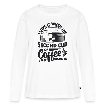 I Love It When The Second Acrobatics Contortionist - Women's Premium Organic Long Sleeve Shirt - white - Front - Julia (174cm)