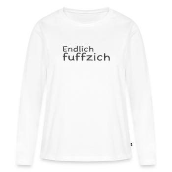 Endlich 50 - Frauen Premium Bio Langarmshirt - Weiß - Vorne - Julia (174cm)