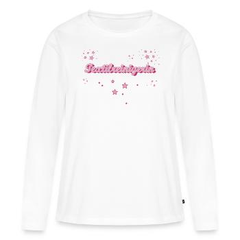 Laundry Graduation Gift Textile Cleaner - Women's Premium Organic Long Sleeve Shirt - white - Front - Julia (174cm)