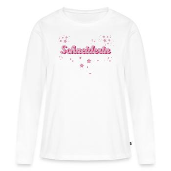 Couture Graduation Cadeau Textile Couturière - T-shirt manches longues Premium bio Femme - blanc - Devant - Julia (174cm)