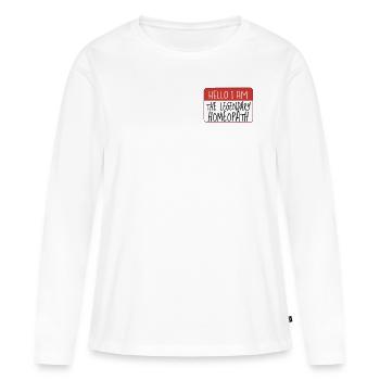Legendary Homeopathic Herbal Naturopaths - Women's Premium Organic Long Sleeve Shirt - white - Front - Julia (174cm)
