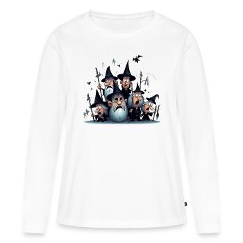 The Wacky Witch Academy - Women's Premium Organic Long Sleeve Shirt - white - Front - Julia (174cm)