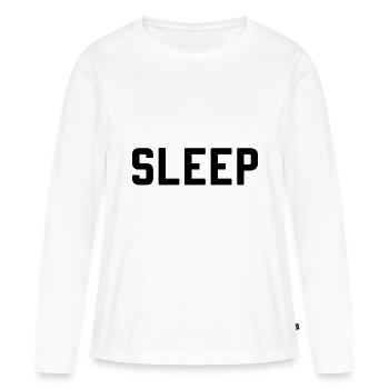 sleep - Women's Premium Organic Long Sleeve Shirt - white - Front - Julia (174cm)