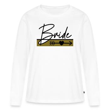 Bride Security The Bride - Women's Premium Organic Long Sleeve Shirt - white - Front - Julia (174cm)
