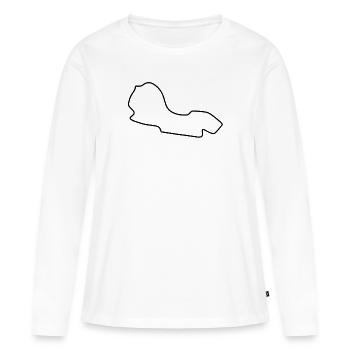 Australia Race Track - Women's Premium Organic Long Sleeve Shirt - white - Front - Julia (174cm)