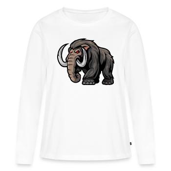 Mammut Bande dessinée - T-shirt manches longues Premium bio Femme - blanc - Devant - Julia (174cm)