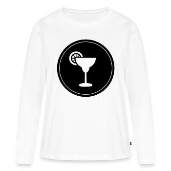 Tequila Drink - Frauen Premium Bio Langarmshirt - Weiß - Vorne - Julia (174cm)