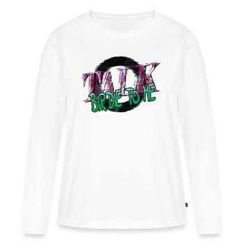 blagues drôles golf drôlegolfCadeaux - T-shirt manches longues Premium bio Femme - blanc - Devant - Julia (174cm)