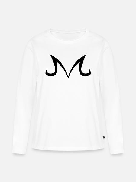 Majin - Frauen Premium Bio Langarmshirt - Weiß