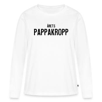 La coupe des papas de cette année - T-shirt manches longues Premium bio Femme - blanc - Devant - Julia (174cm)