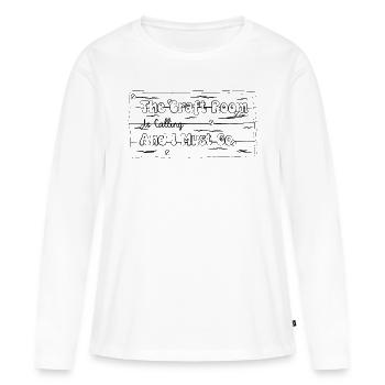 The Craft Room Is Calling And I Must Go - Women's Premium Organic Long Sleeve Shirt - white - Front - Julia (174cm)