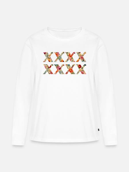 XXXXXXXX - Frauen Premium Bio Langarmshirt - Weiß