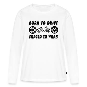 Auto - Frauen Premium Bio Langarmshirt - Weiß - Vorne - Julia (174cm)