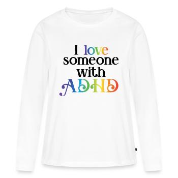 ADHD - Women's Premium Organic Long Sleeve Shirt - white - Front - Julia (174cm)