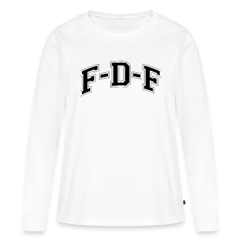 Fort-De-France - Martinique - 972 - Kreyol Sat - Women's Premium Organic Long Sleeve Shirt - white - Front - Julia (174cm)