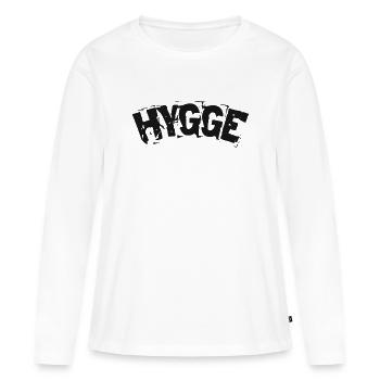 Hygge Scandinavian Lifestyle - Women's Premium Organic Long Sleeve Shirt - white - Front - Julia (174cm)