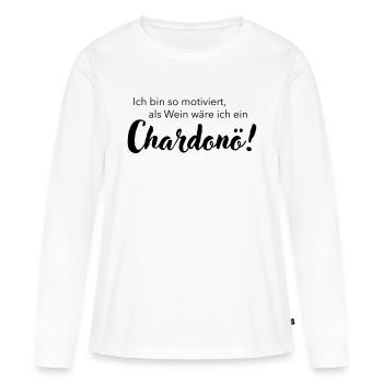 Je suis un Chardonö - T-shirt manches longues Premium bio Femme - blanc - Devant - Julia (174cm)