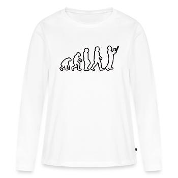 Dirigenten Geschenk Dirigent Dirigieren Musik - Frauen Premium Bio Langarmshirt - Weiß - Vorne - Julia (174cm)