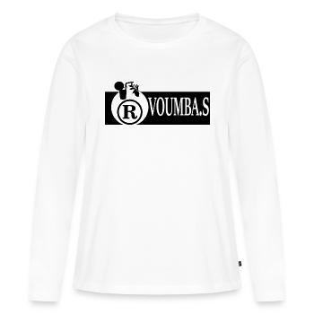 VOUMBA.S JUS - T-shirt manches longues Premium bio Femme - blanc - Devant - Julia (174cm)
