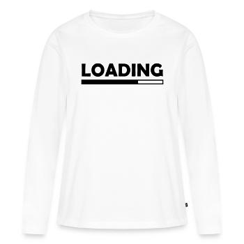 Loading - Women's Premium Organic Long Sleeve Shirt - white - Front - Julia (174cm)