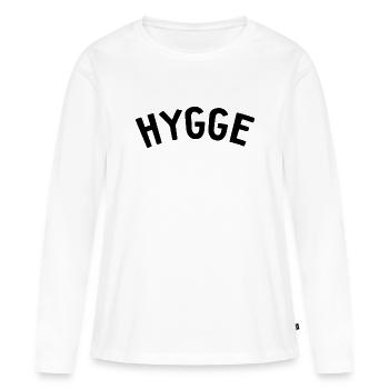 Hygge Scandinavian Lifestyle - Women's Premium Organic Long Sleeve Shirt - white - Front - Julia (174cm)