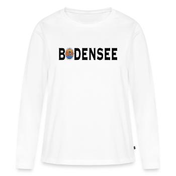 Lac de Constance - T-shirt manches longues Premium bio Femme - blanc - Devant - Julia (174cm)