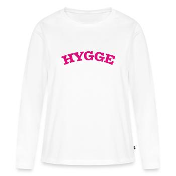 Hygge Scandinavian Lifestyle - Women's Premium Organic Long Sleeve Shirt - white - Front - Julia (174cm)