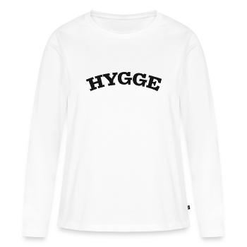Hygge Scandinavian Lifestyle - Women's Premium Organic Long Sleeve Shirt - white - Front - Julia (174cm)