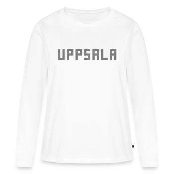 Uppsala - Women's Premium Organic Long Sleeve Shirt - white - Front - Julia (174cm)