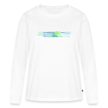 Form - Women's Premium Organic Long Sleeve Shirt - white - Front - Julia (174cm)