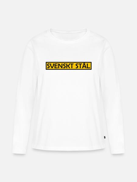 Swedish steel - Women's Premium Organic Long Sleeve Shirt - white