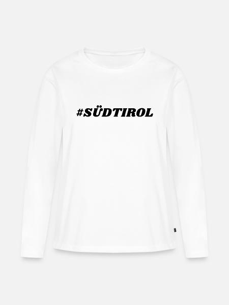 Südtirol - Frauen Premium Bio Langarmshirt - Weiß