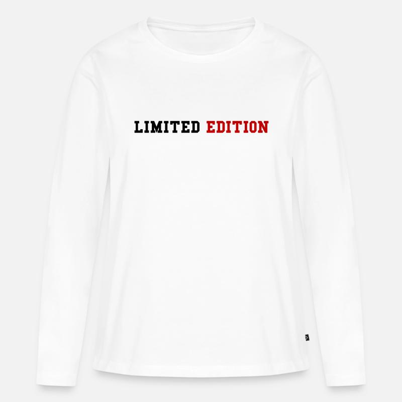 limited edition 2 - Frauen Premium Bio Langarmshirt - Weiß