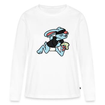 Rabbit Thief Rabbit Robber - Women's Premium Organic Long Sleeve Shirt - white - Front - Julia (174cm)