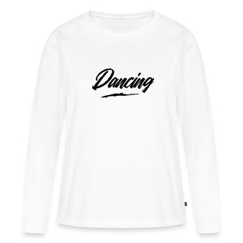 Danser Danser Danse - T-shirt manches longues Premium bio Femme - blanc - Devant - Julia (174cm)