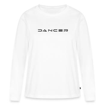 Danse Danse Danseur Danseur École de danse - T-shirt manches longues Premium bio Femme - blanc - Devant - Julia (174cm)