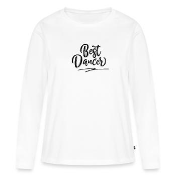 Danser Danser Danse - T-shirt manches longues Premium bio Femme - blanc - Devant - Julia (174cm)