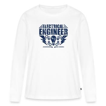 Electrical engineer - Women's Premium Organic Long Sleeve Shirt - white - Front - Julia (174cm)