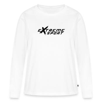 Sports extrêmes Sports extrêmes Sports extrêmes Sports extrêmes - T-shirt manches longues Premium bio Femme - blanc - Devant - Julia (174cm)