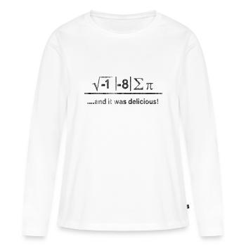 Physique - T-shirt manches longues Premium bio Femme - blanc - Devant - Julia (174cm)