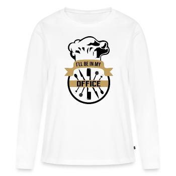 kitchen - Women's Premium Organic Long Sleeve Shirt - white - Front - Julia (174cm)